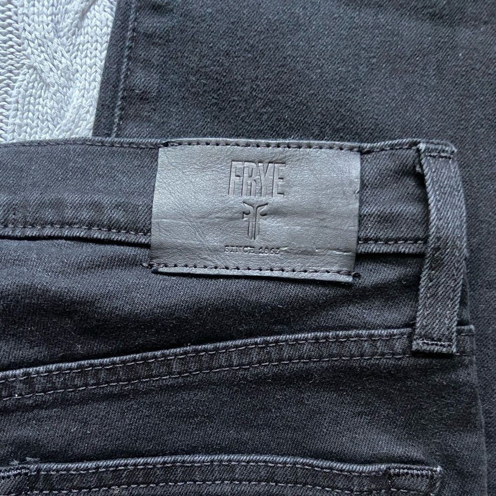 FRYE Addie Street Style Midnight Black Mid Rise Skinny Jeans - Picture 11 of 12